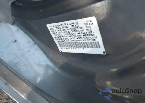 2009 Honda Odyssey Ex-L из США, поврежденный, VIN 5FNRL38759B013410